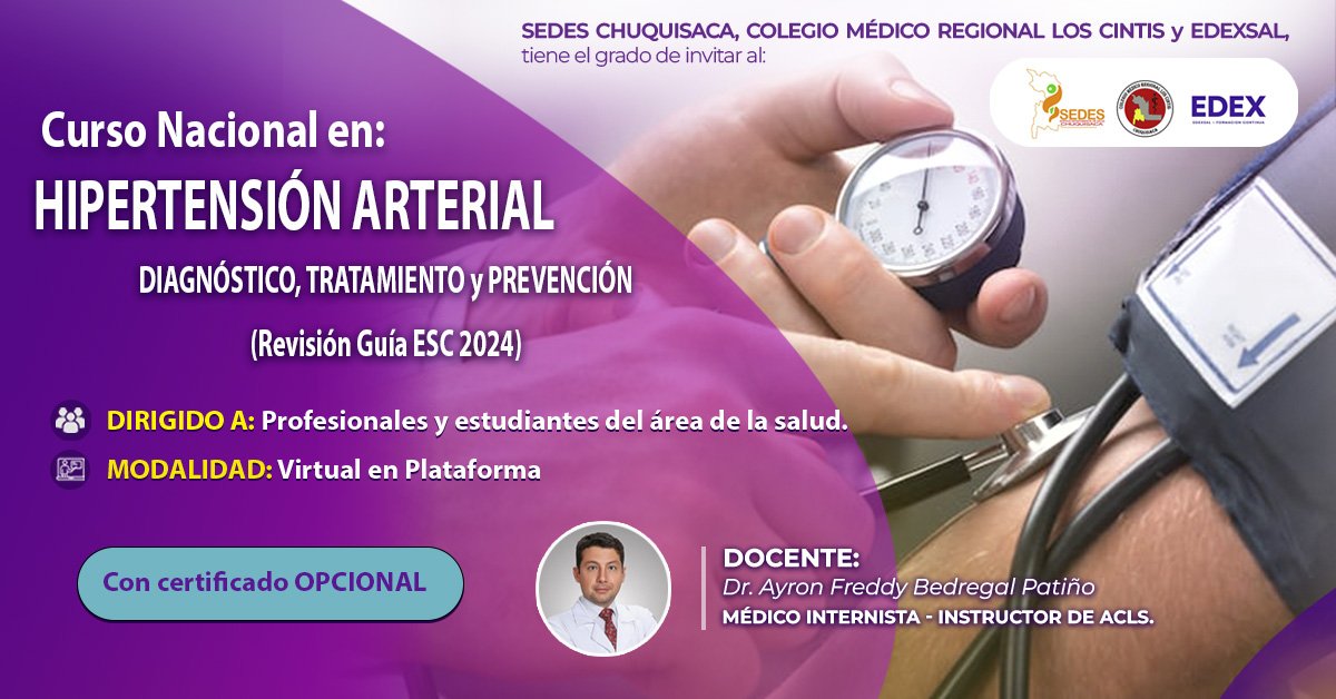 CURSO NACIONAL – HIPERTENSIÓN ARTERIAL