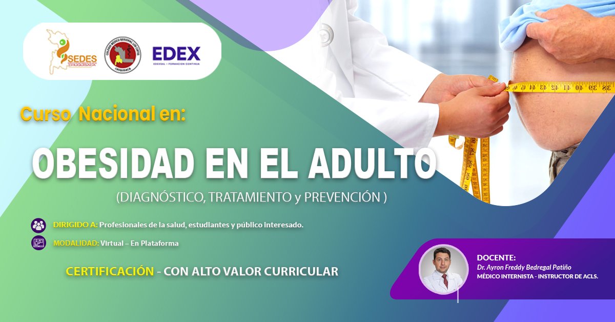 CURSO NACIONAL – OBESIDAD EN EL ADULTO